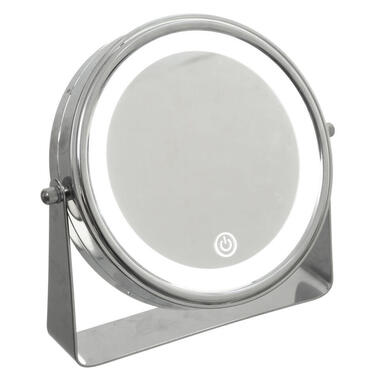 Make-up spiegel/scheerspiegel met LED verlichting op standaard 20 cm product