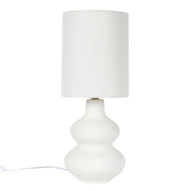 Home deco factory Tafellamp creme wit - organisch - H50 cm product