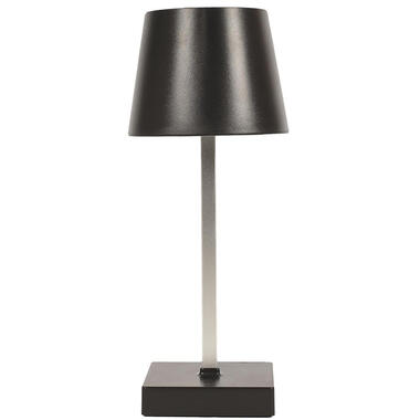 Home deco factory LED tafellamp - zwart - touch - 26cm product