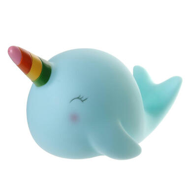 Home Deco Kids LED Nachtlampje - Walvis - aan/uit knop - 20 cm product
