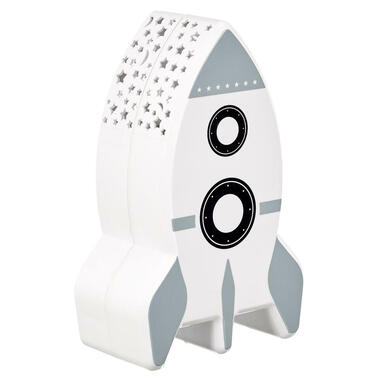 Home Deco Kids Nachtlampje - Raket met muurprojectie - 15 cm product