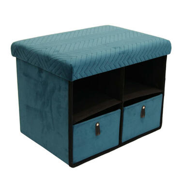 Home Deco Factory Poefje - opbergbox - groen - 38 x 50 cm product