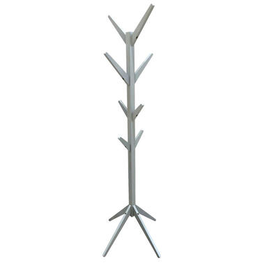Home Deco Factory Kapstok - grijs - 8 haken - 178 cm - staand product