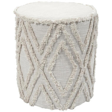 Home Deco Factory Bijzet poef Berber Mirage - MDF - 37 x 41 cm product