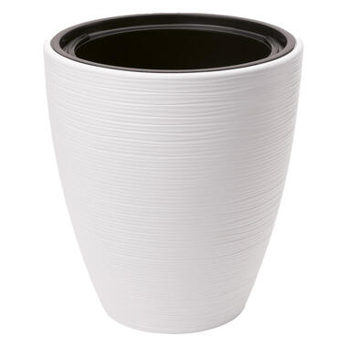 Form Plastic Plantenpot/bloempot - kunststof - wit - D30 x H32 cm product