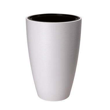 Form Plastic Plantenpot/bloempot Gobi - kunststof - wit - D30 x H48 cm product