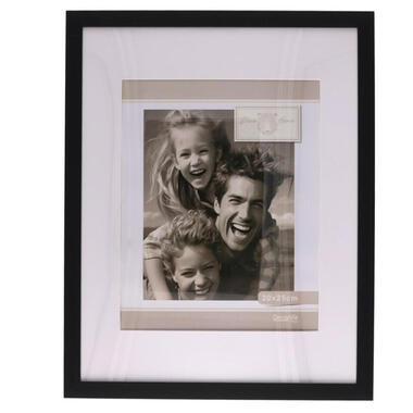 Gerimport Fotolijstje Paris - 28 x 35 cm - zwart - passe partout product