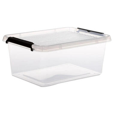 5Five Opbergkist met deksel - Clip Box - 12,5L - 39x29x17 cm product