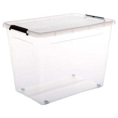 5Five Opbergkist met deksel - Clip Box - 80L - 58x39x43 cm product