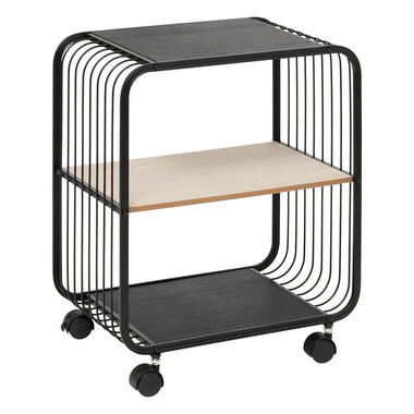 5Five Opbergrekje 2 laags met planken - metaal - 43 x 28 x 53 cm product