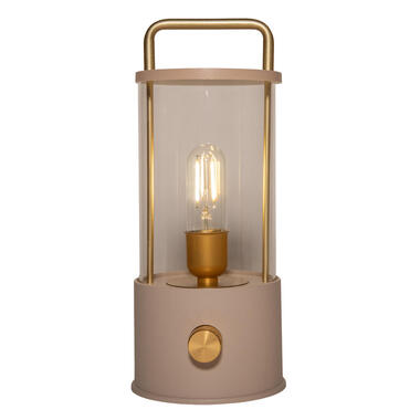 Anna Collection Camping tafellamp - beige - binnen en buiten product