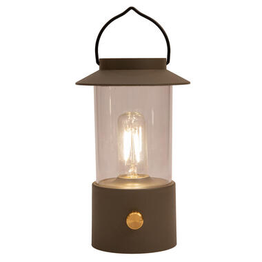 Anna Collection Camping tafellamp - taupe - binnen en buiten product