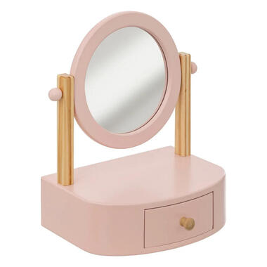 Atmosphera Make-up organizer met spiegel - kinderen - roze product