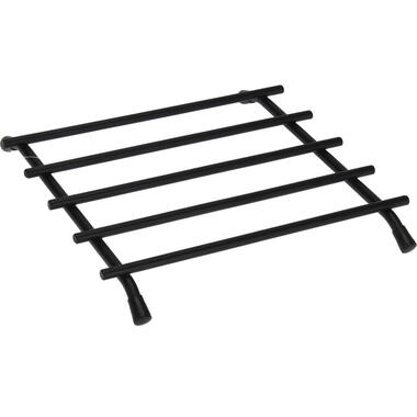Bellatio design Pannenonderzetter - zwart - metaal - 20 x 20 cm product