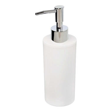 Concorde Zeeppompje - kunststof - wit - 8 x 20 cm - zeepdispenser product