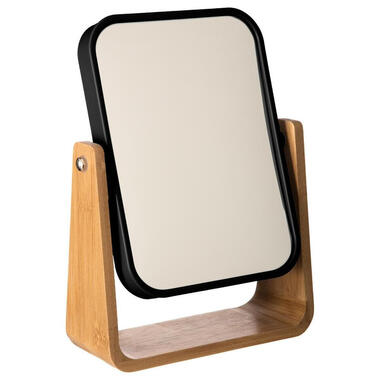 5Five Dubbele make-up spiegel - op voet - 16 x 6 x 22 cm - zwart product