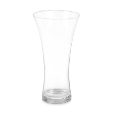Giftdecor Bloemenvaas trompet - transparant glas - D18 x H37 cm - 5L product