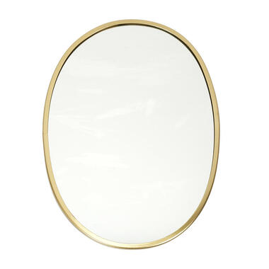 Home Deco Factory Spiegel Carre - ovaal - goud - L25 x B34 cm product