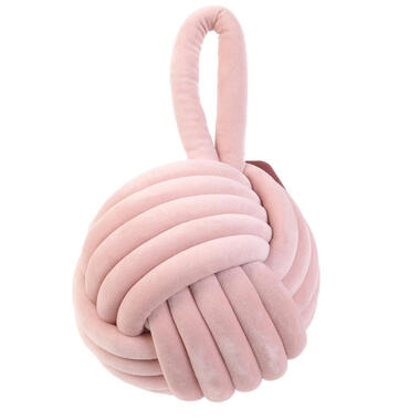 Home deco factory deurstop knoop - roze - 1,15 kg - deurstopper product