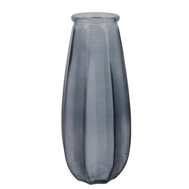 Home deco factory vaas Capella - boeket - glas - grijs- H28 cm product