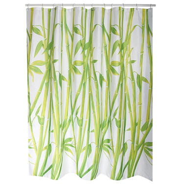 MSV Douchegordijn - wit - Polyester - 180 x 200 cm product