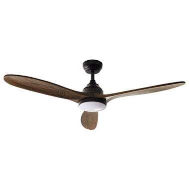 MOYAR - Plafondventilator - Zwart - Hout product