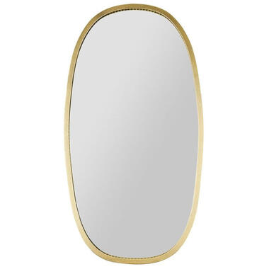 Ostaria Wandspiegel Ovide - goud - metaal - ovaal - 29 x 53 cm product