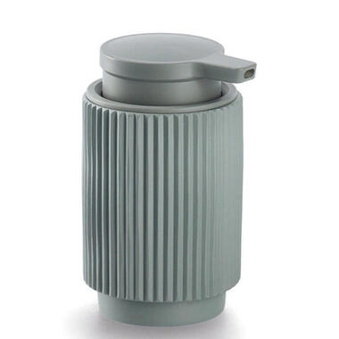 Zeller Zeeppompje/dispenser - keramiek - groen - 8 x 14cm - 300ml product
