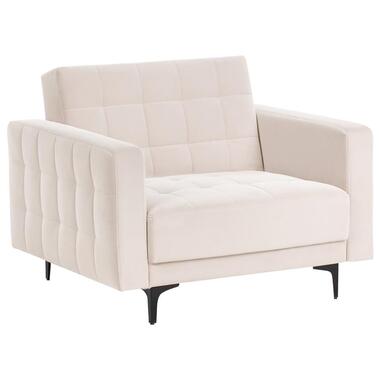 ABERDEEN - Fauteuil - Lichtbeige - Fluweel product