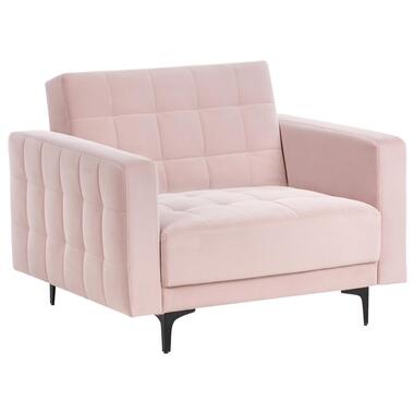 ABERDEEN - Fauteuil - Pastelroze - Fluweel product
