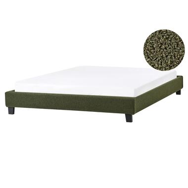 ROANNE - Tweepersoonsbed - Crème - 160 x 200 cm - Bouclé product