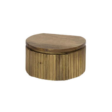 Nachtkastje Zand Mangohout - 30x26x15cm - Wave product