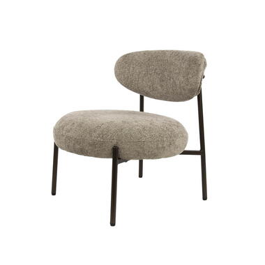 Fauteuil Zand Stof - Zithoogte 41cm - Round product
