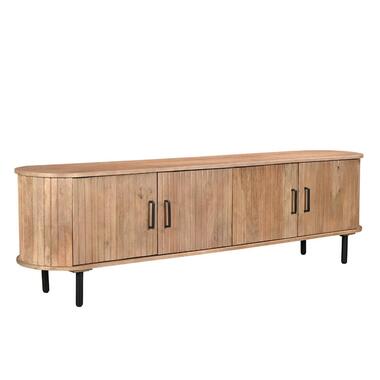 Tv-meubel Naturel Mangohout - 200x46x56cm - Merel product