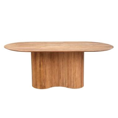 Eettafel Naturel Mangohout - 200x100x77cm - Ava
