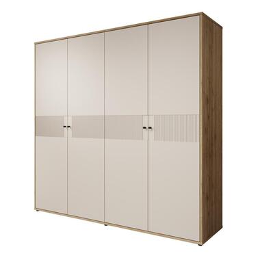 Meubella - Kledingkast Riggs - Beige - 224 cm product
