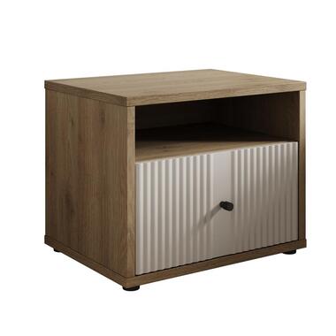 Meubella - Nachtkastje Riggs - Beige - 55 cm product