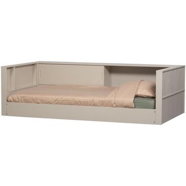WOOOD Carter Bedbank - Grenenhout - Dust/Beige - 90x200 product