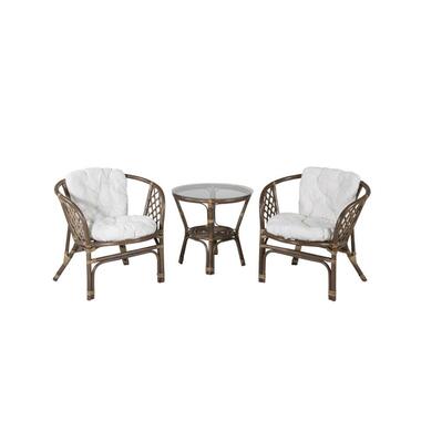 Svea - Tarek café set - naturel - rattan product