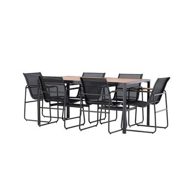 Svea - Akira tuintafelset - zwart/bruin product