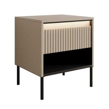 Meubella - Nachtkastje Timoteo 2 - Beige - 46 cm product