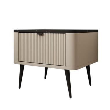 Meubella - Nachtkastje Mace - Beige - 50 cm product