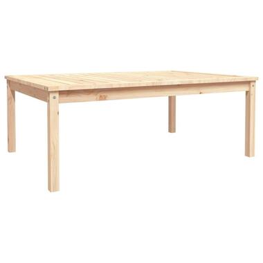 vidaXL - Loungetafel - Naturel - Massief grenenhout - 121x82,5x45 cm product
