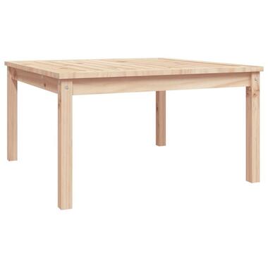 vidaXL - Loungetafel - Bruin - Massief grenenhout - 82,5x82,5x45 cm product