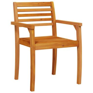 vidaXL - Tuinstoelen - Bruin - Acaciahout - 2 stuks - 59x55x85 cm product