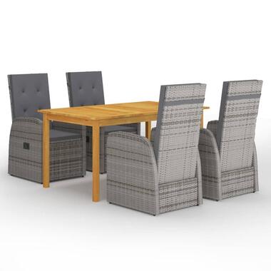 vidaXL - Tuinset - Grijs - Acaciahout product