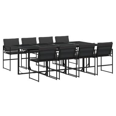 vidaXL - Tuinset - Zwart - Staal product
