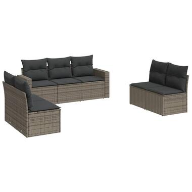 vidaXL - Loungeset - Grijs - Poly rattan product