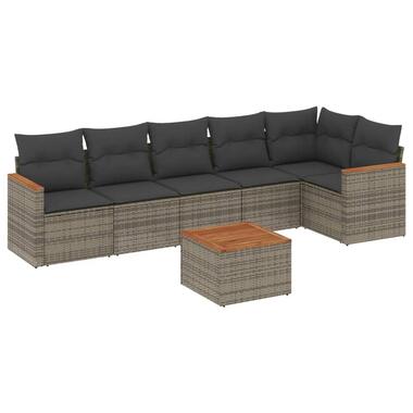 vidaXL - Loungeset - Grijs - Poly rattan product