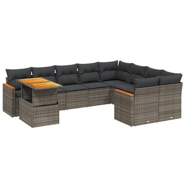 vidaXL - Loungeset - Grijs - Poly rattan product